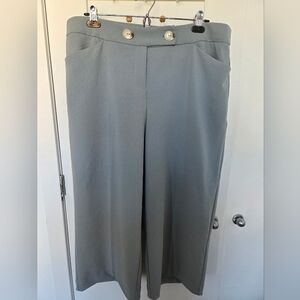 Addition Elle Wide-Leg Cropped Pants - 1X